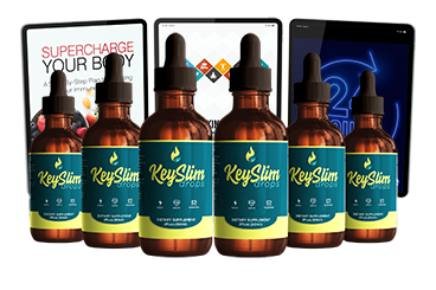 Keyslim Drops supplement bottle for final purchase